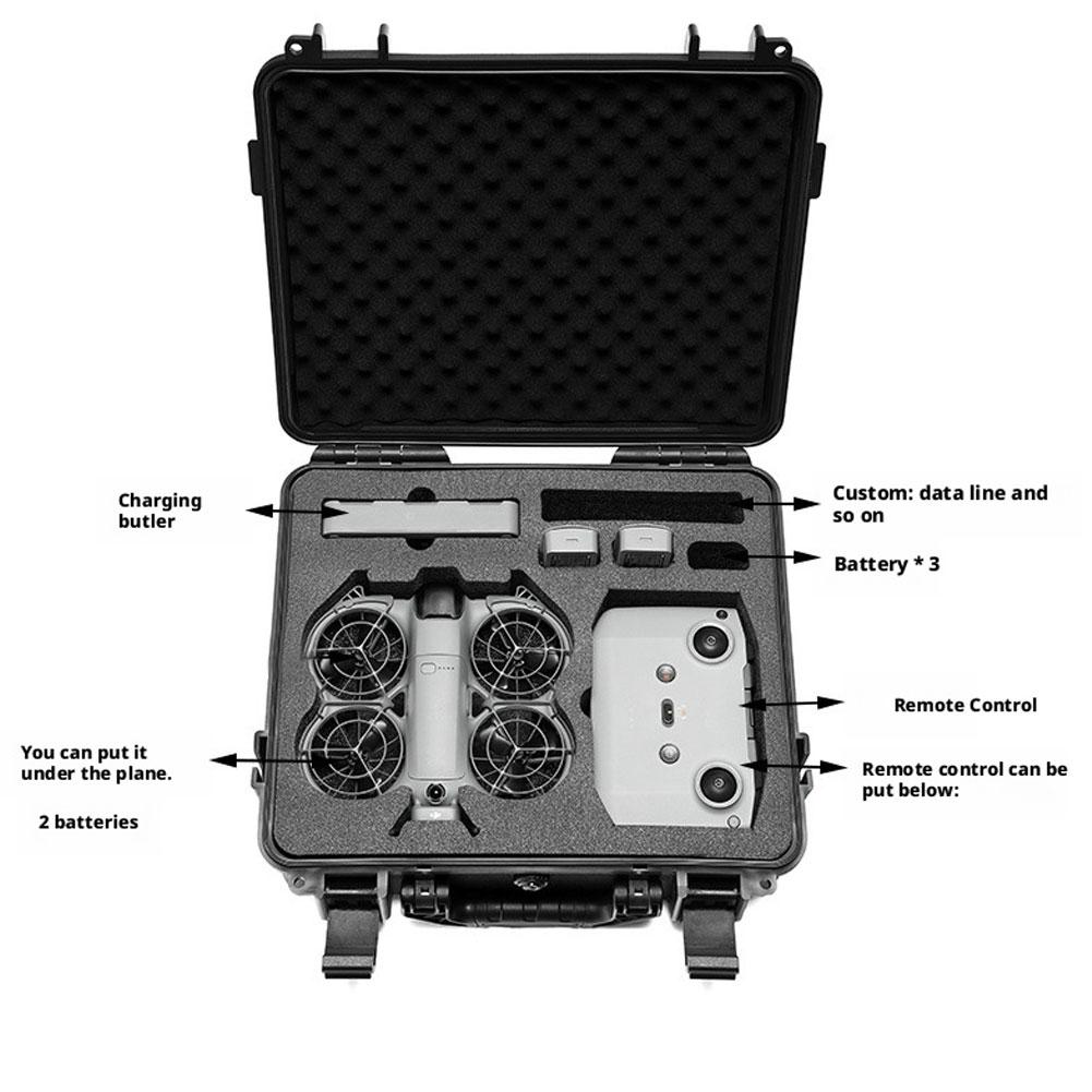 Waterproof Hard Case with Shou – обзор и цена Drone Battery Strap