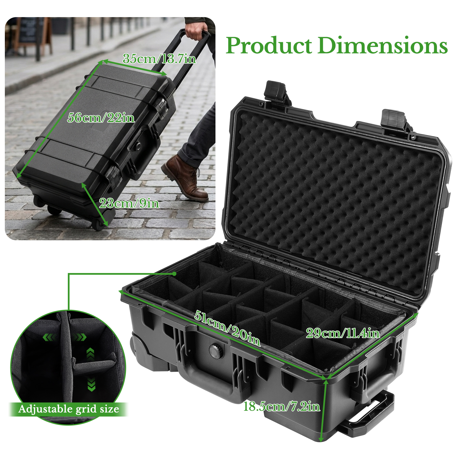 Professional Large Hard Rollin – обзор и цена Drone Camera