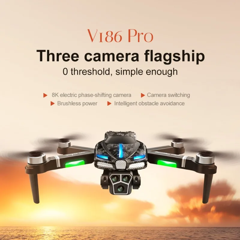 New V186 Pro Drone Professiona – обзор и цена Drone Gimbal