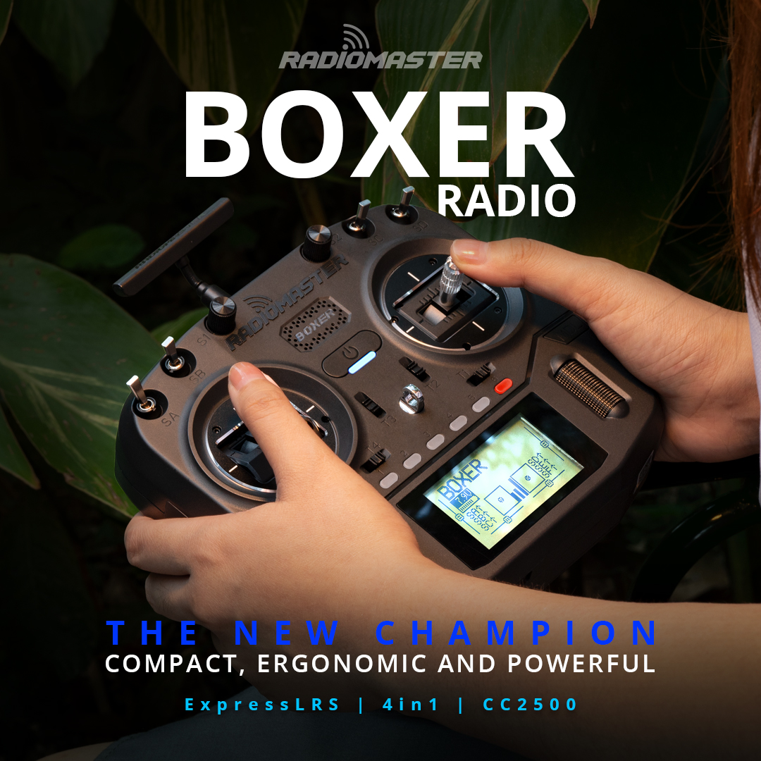 RadioMaster Boxer  2.4G 16ch H – обзор и цена Drone Gimbal