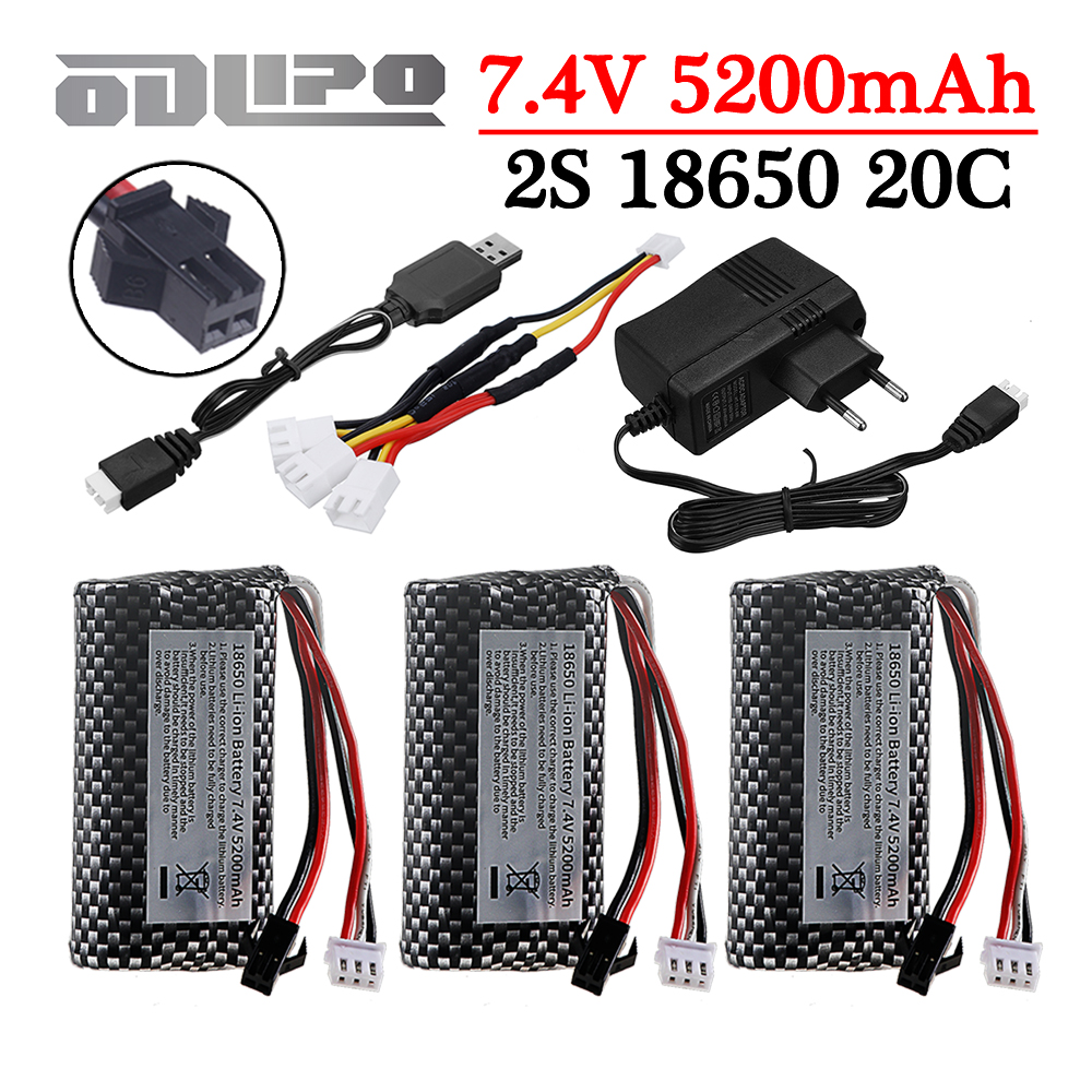 18650 7.4V 5200mAh Li-ion batt – обзор и цена Drone Charger