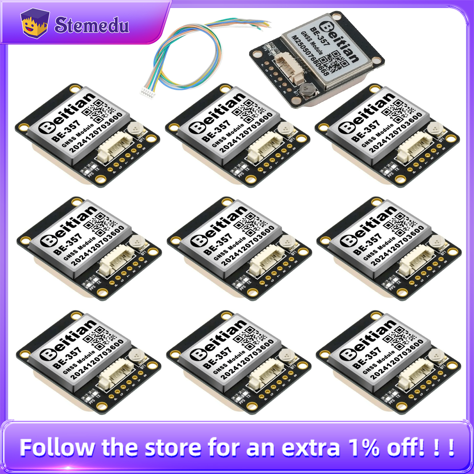 10PCS/LOT Beitian BE-357 BE357 – обзор и цена Drone Gps Module