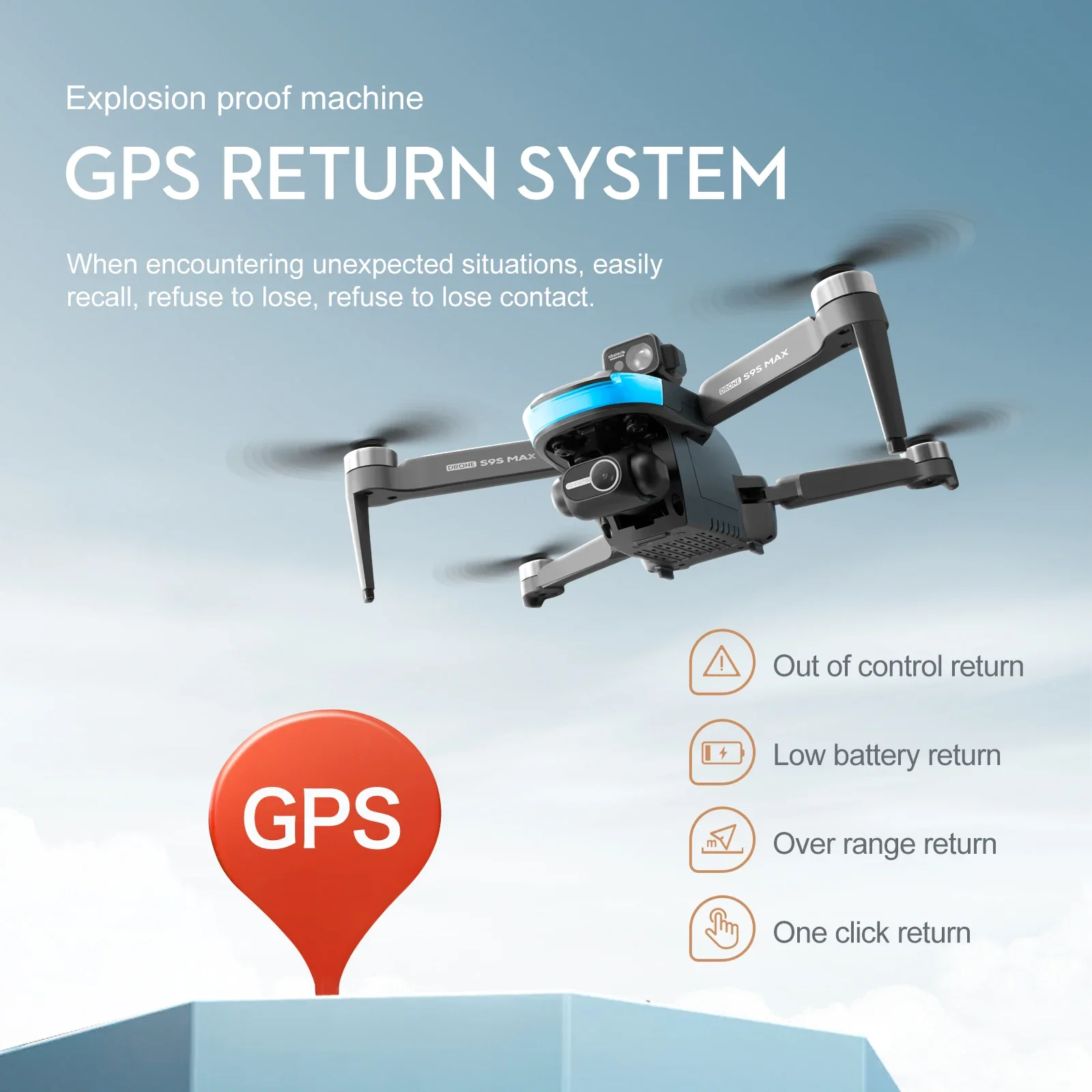 NEW S9S MAX MINI Drone 4K 2-Ax – обзор и цена Drone Gimbal