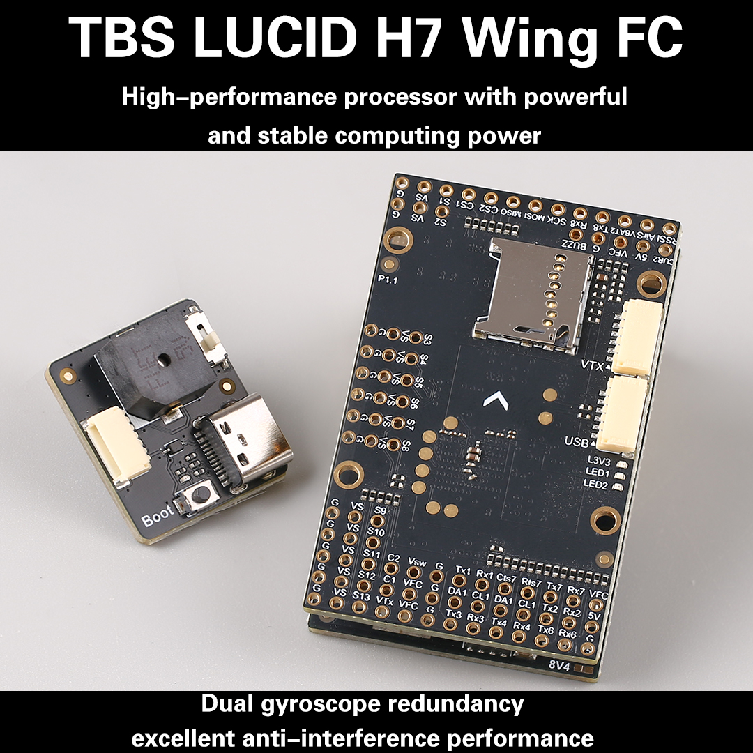 TBS LUCID H7 WING FC Dual Gyro – обзор и цена Drone Flight Controller