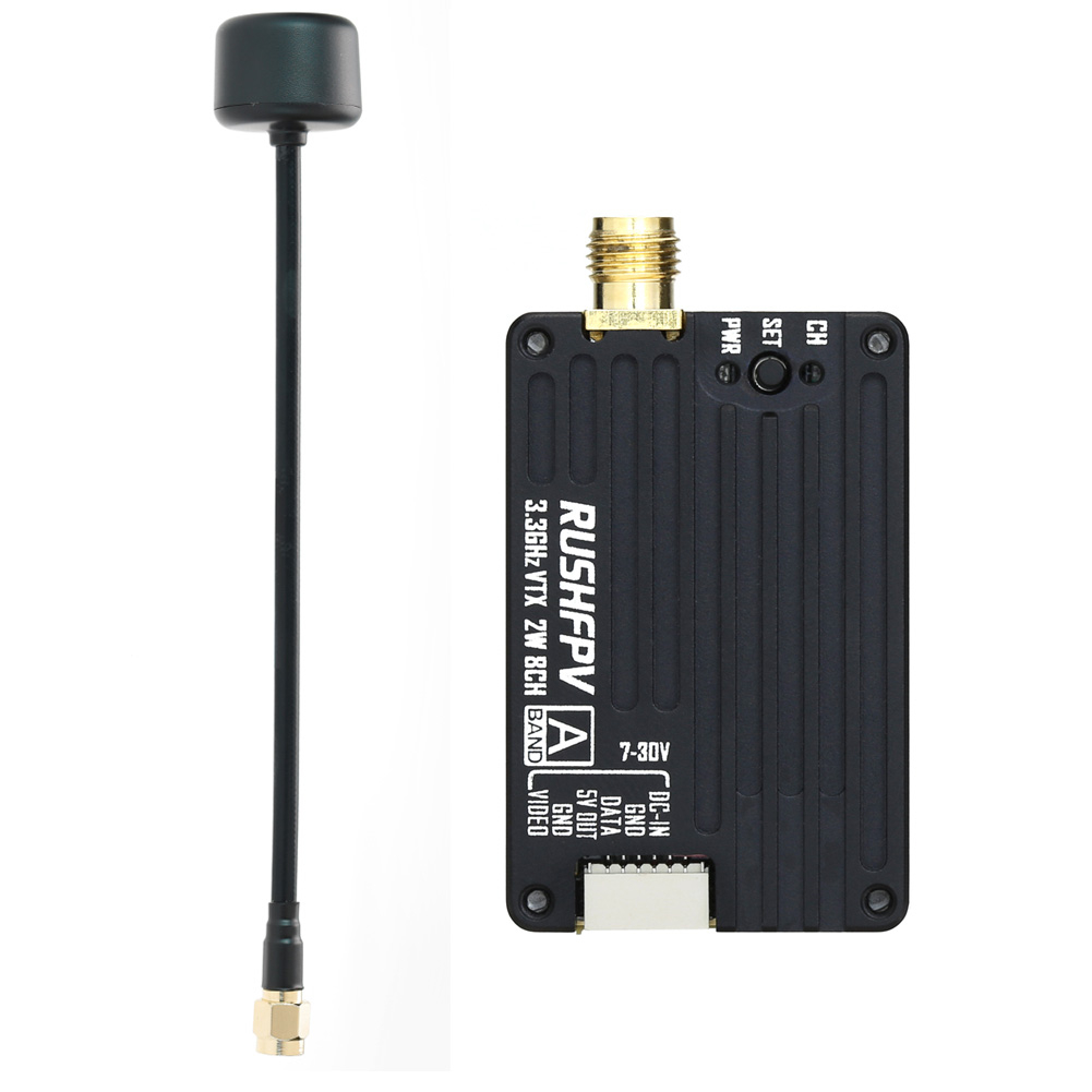 RUSHFPV 3.3G 2W VTX Transmitte – обзор и цена Drone Receiver