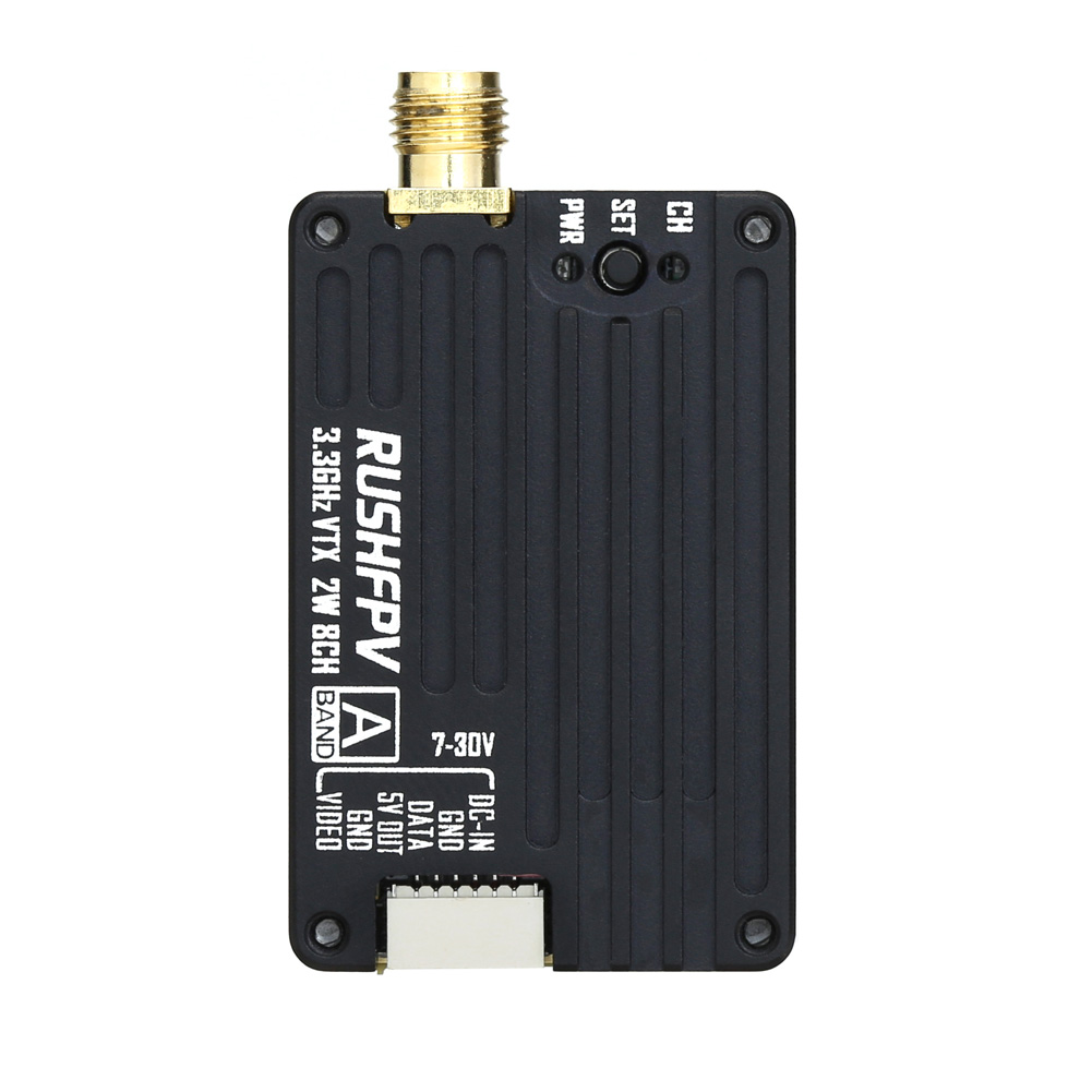 RUSHFPV 3.3G 2W VTX Transmitte – обзор и цена Drone Receiver