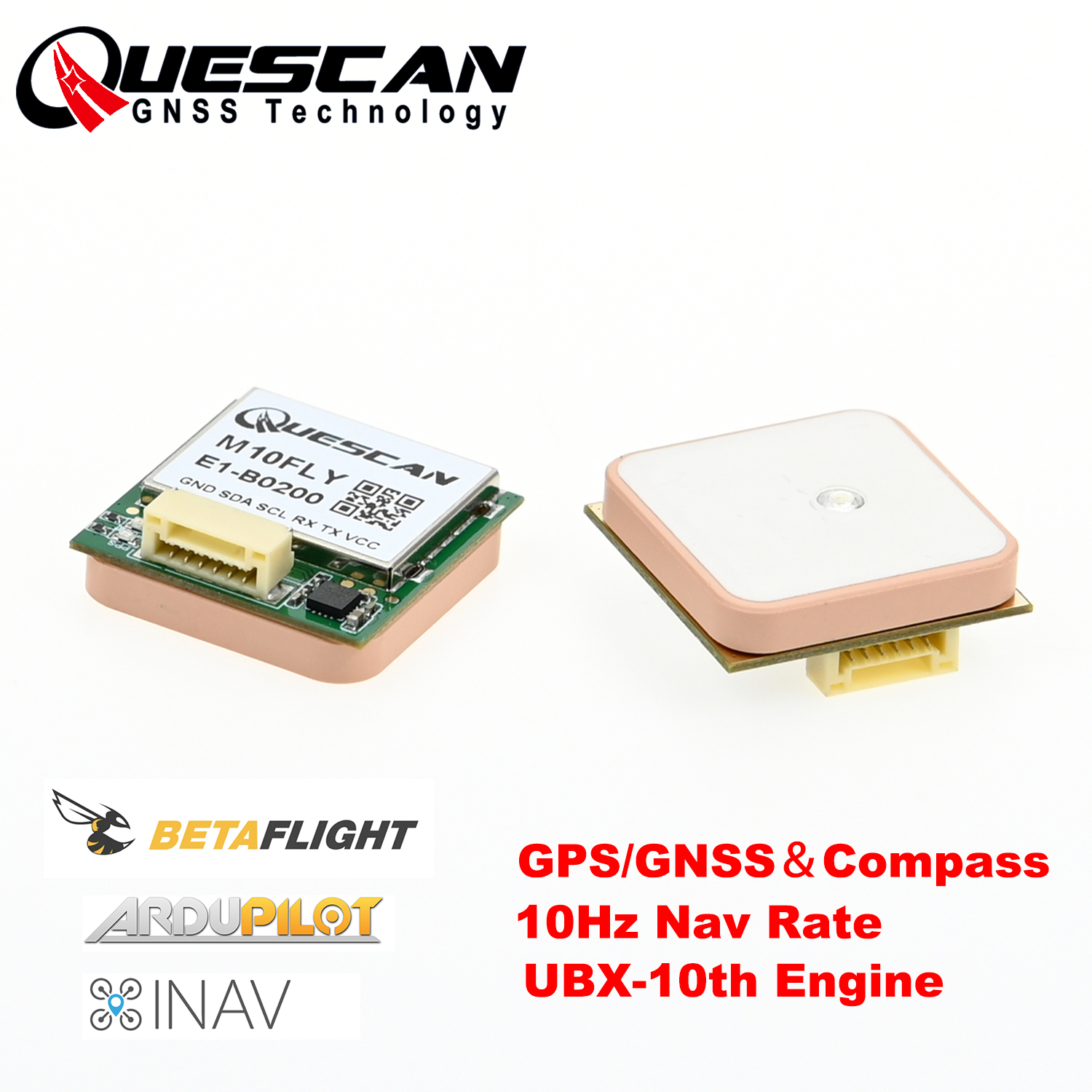 Quescan 25mm*25mm M10FLY 10Hz  – обзор и цена Drone Compass