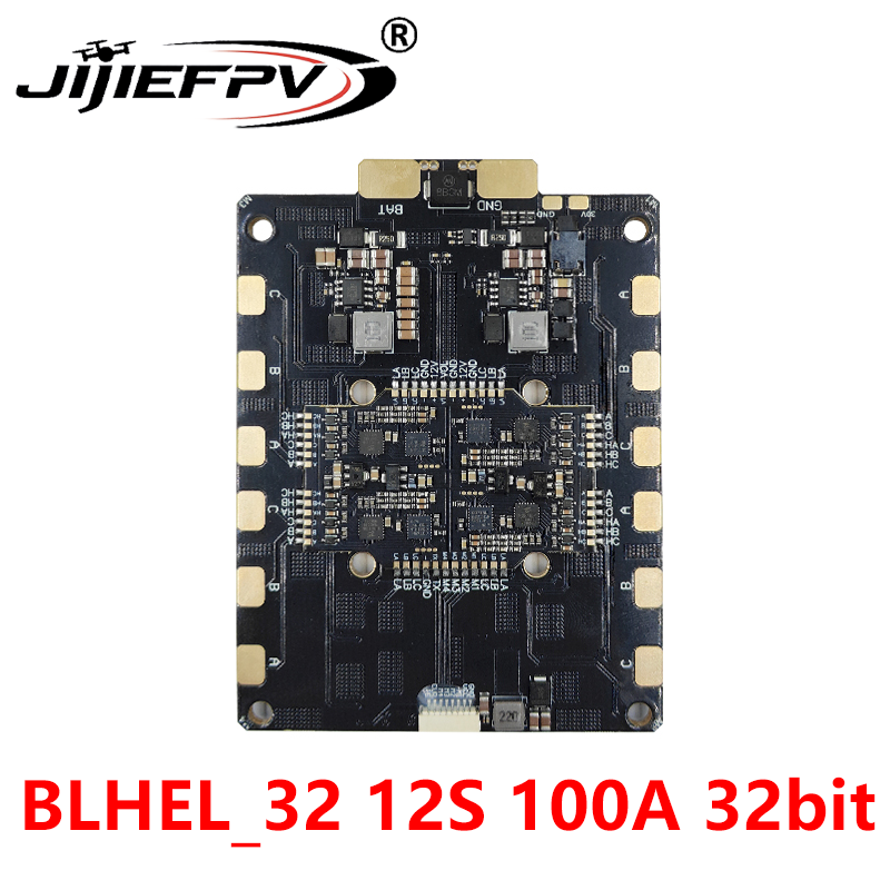 JIJIEFPV BLHEL_32 12S 120A 32b – обзор и цена Drone Power Distribution Board