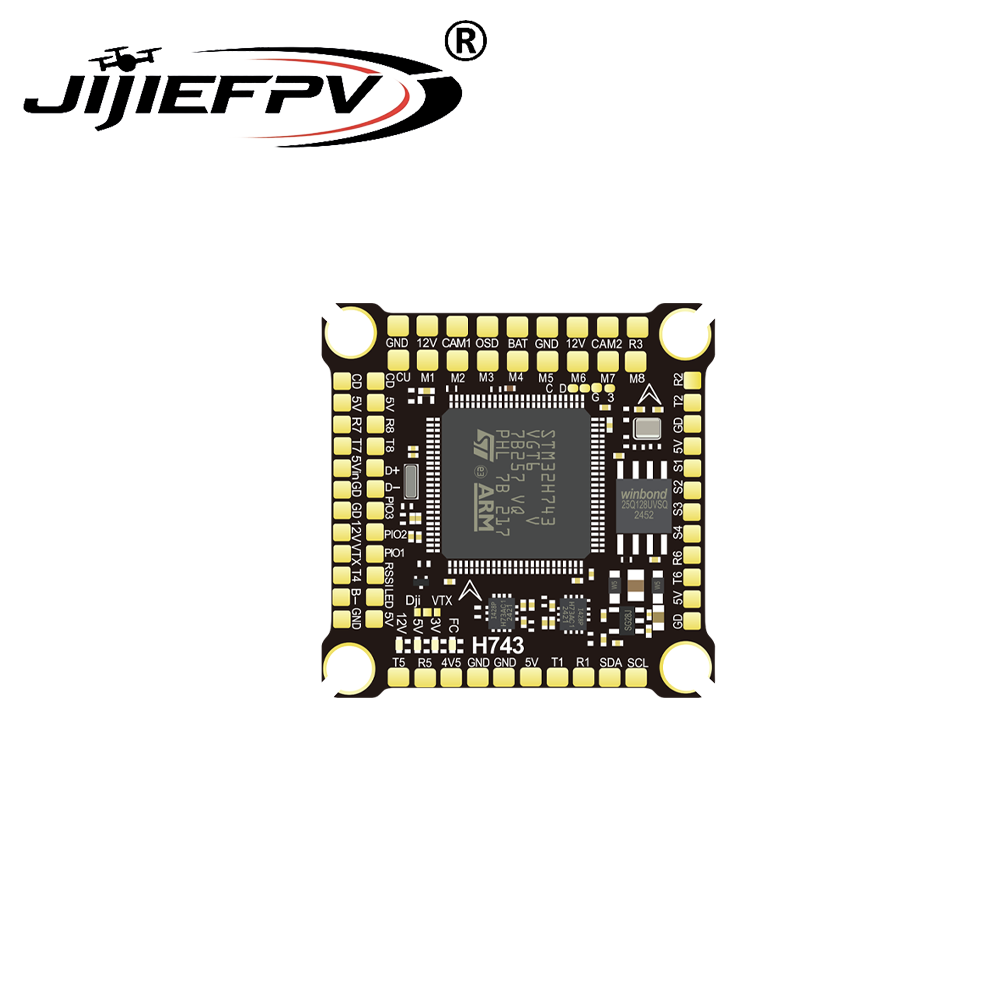 JIJIEFPV BLHEL_32 12S 120A 32b – обзор и цена Drone Power Distribution Board