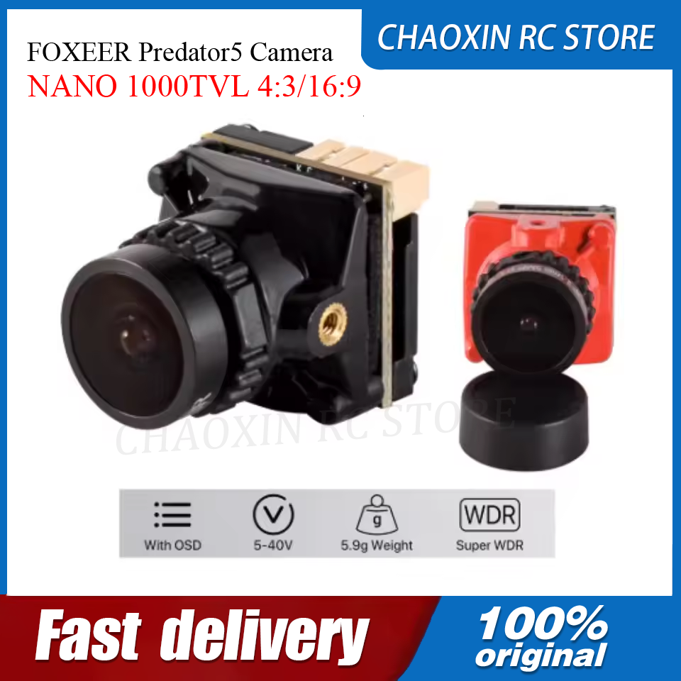 FOXEER Predator5 Camera NANO 1 – обзор и цена Drone Battery