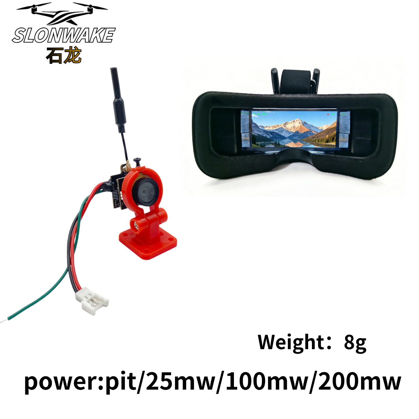 Slonwake 5.8G 48CH 200mW FPV D – обзор и цена Drone Receiver