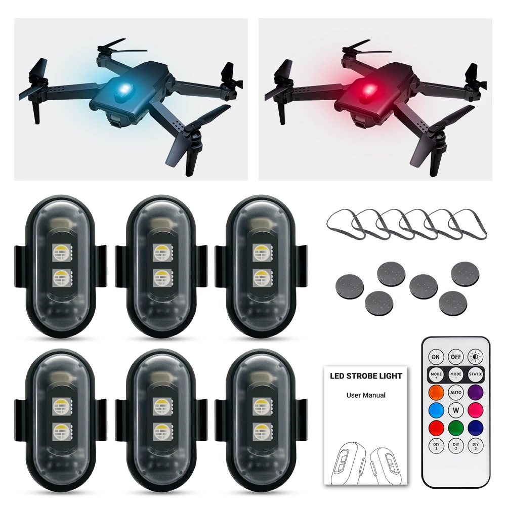 Motorcycle Strobe Light, APP C – обзор и цена Drone Led Light