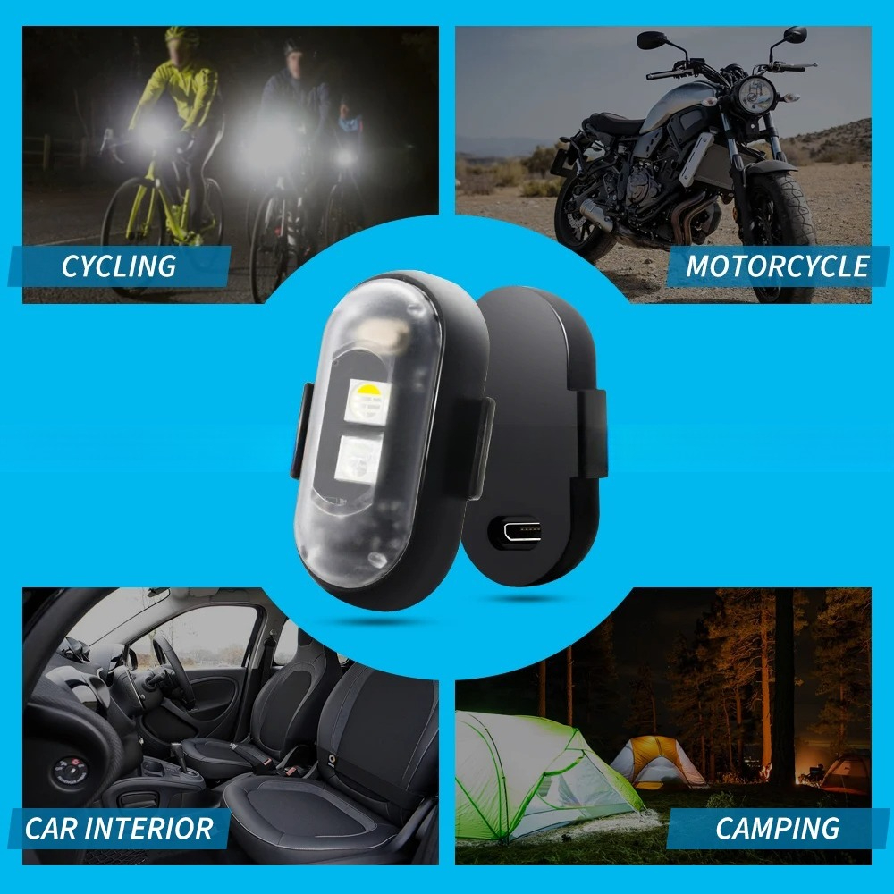 Motorcycle Strobe Light, APP C – обзор и цена Drone Led Light