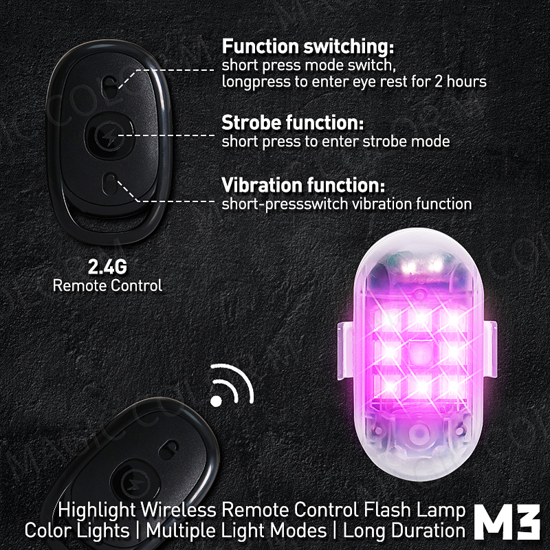 2PCS Wireless LED Strobe Light – обзор и цена Drone Led Light