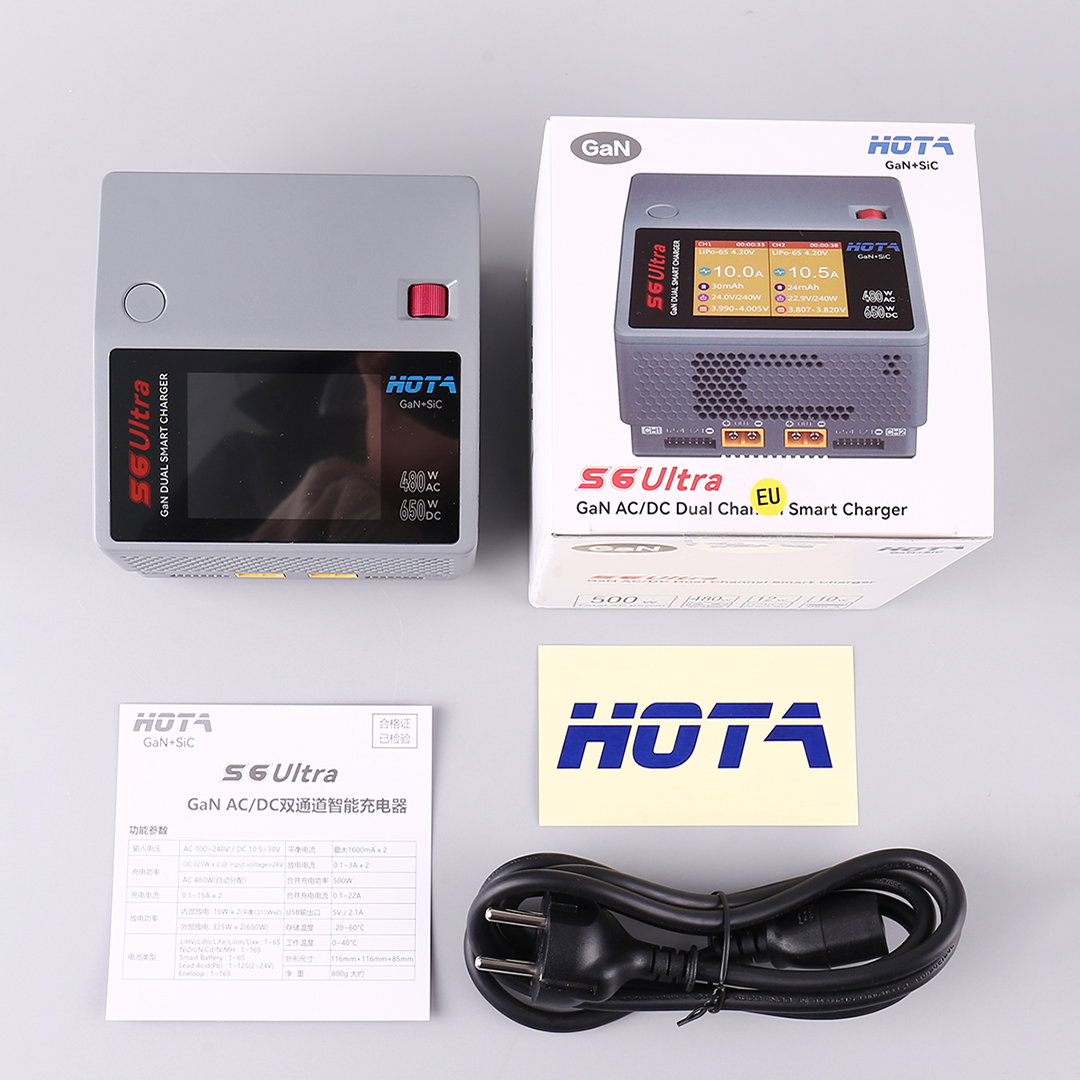 HOTA S6 Ultra Gallium Nitride  – обзор и цена Drone Charger