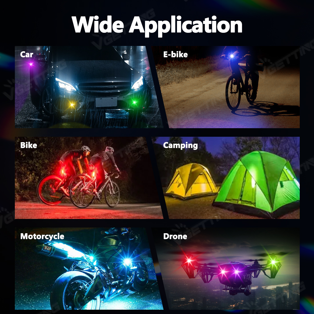 4Pcs Mini Drone Strobe Light 8 – обзор и цена Drone Led Light