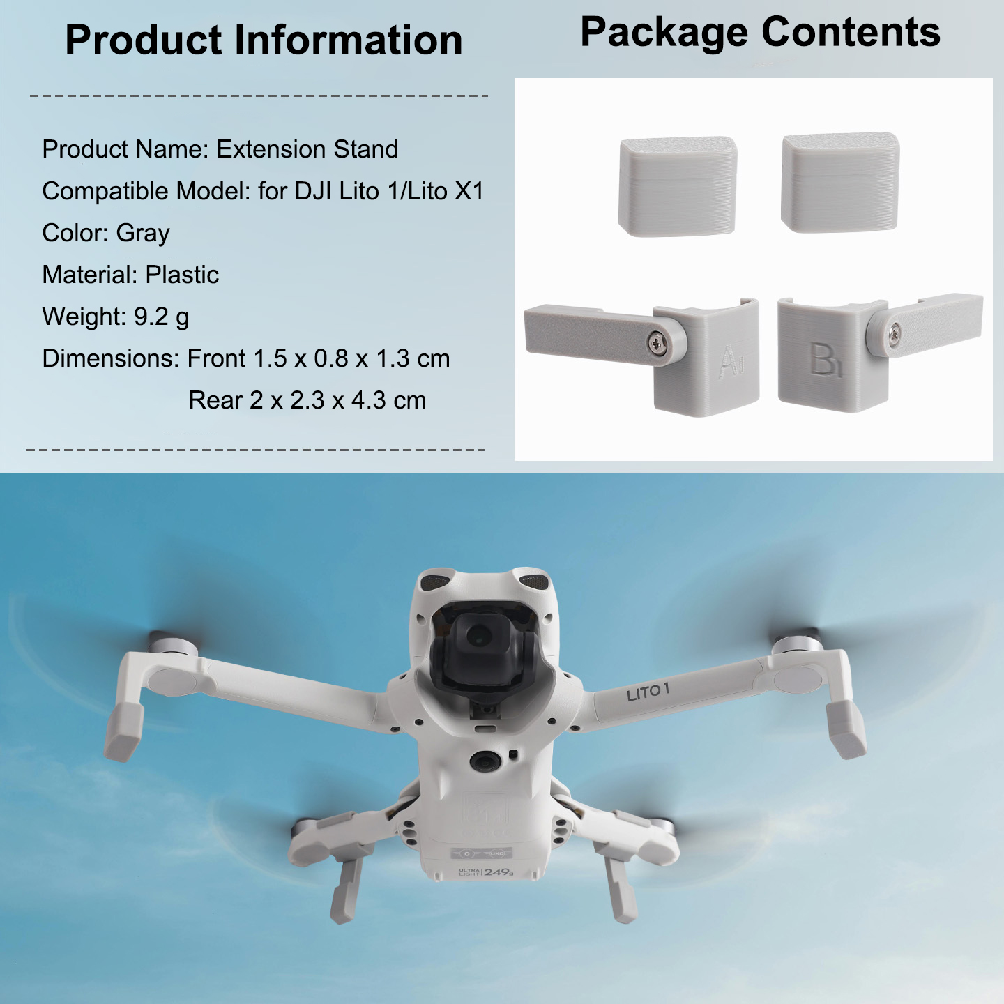 Landing Gear Extender for DJI  – обзор и цена Drone Landing Gear