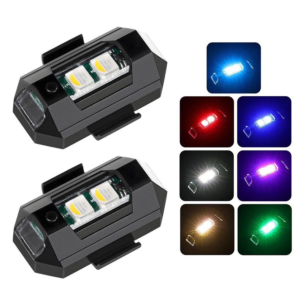2PCS Mini LED Strobe Lights De – обзор и цена Drone Led Light