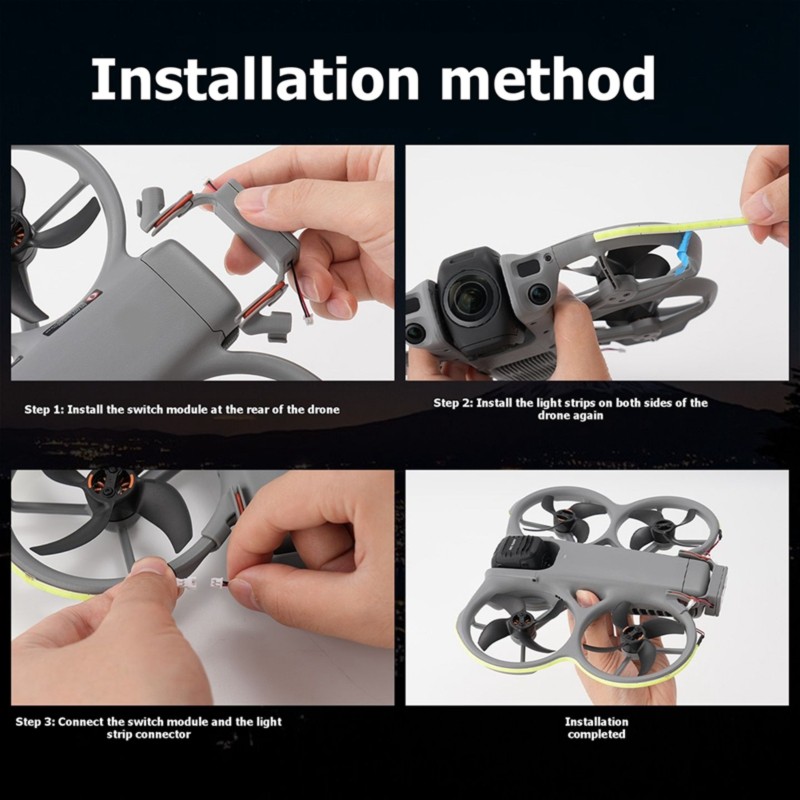 FULL-LED Light Strip For DJI A – обзор и цена Drone Led Light