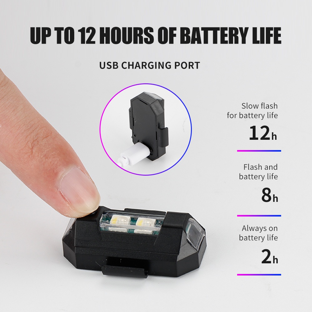 1PC 7 Color Mini USB Charging  – обзор и цена Drone Led Light