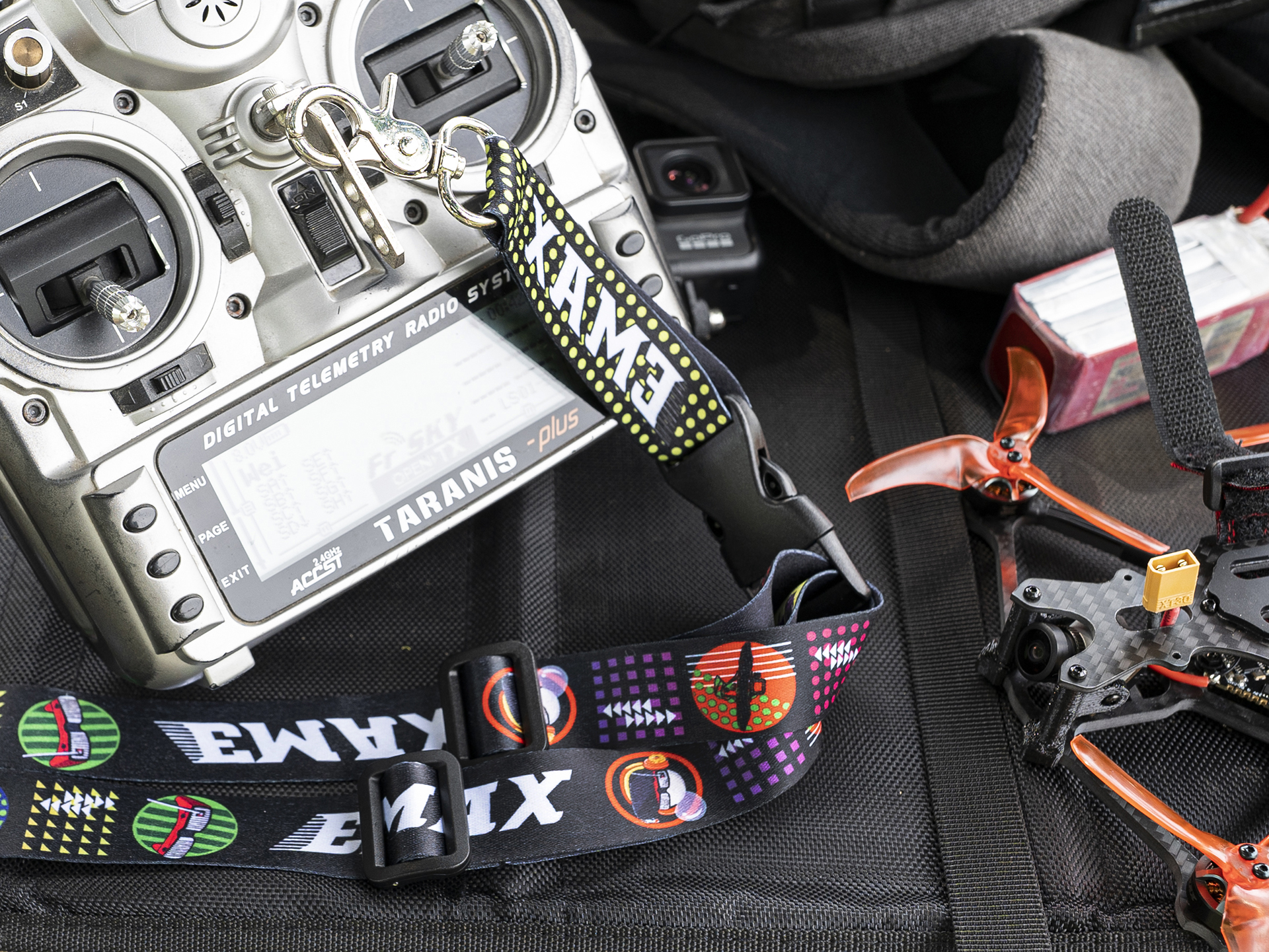 Emax Adjustable Carrying Remot – обзор и цена Drone Battery Strap