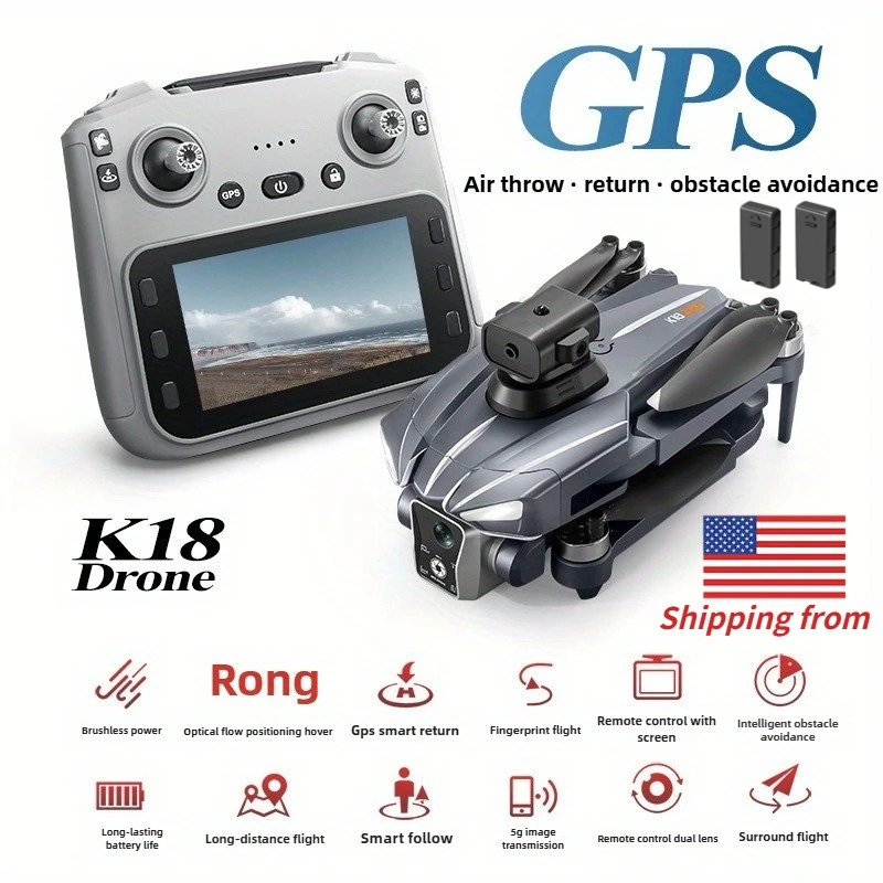 K18MAX 5G GPS Folding Drone, 8 – обзор и цена Drone Gps Mount