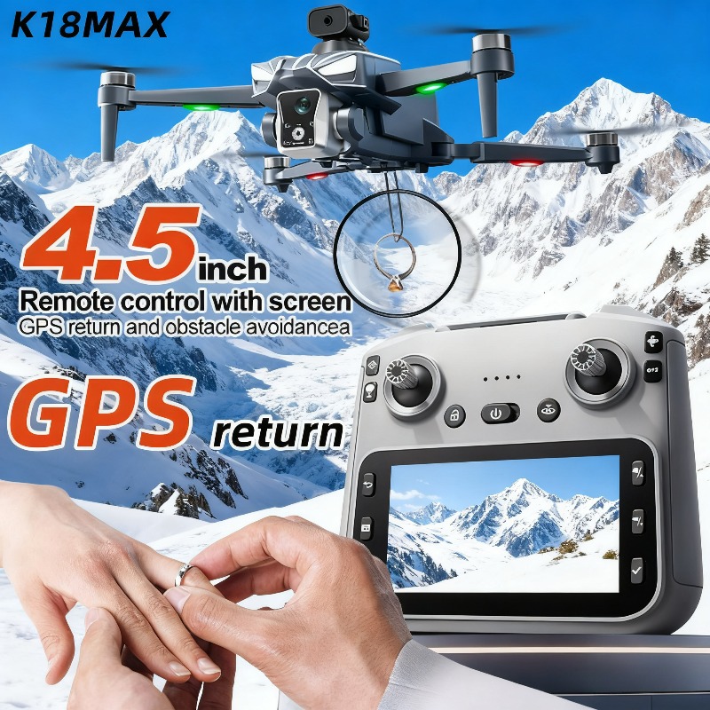 K18MAX 5G GPS Folding Drone, 8 – обзор и цена Drone Gps Mount