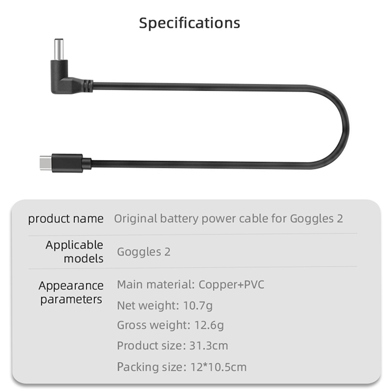 Original Glasses Battery Cable – обзор и цена Drone Battery Strap