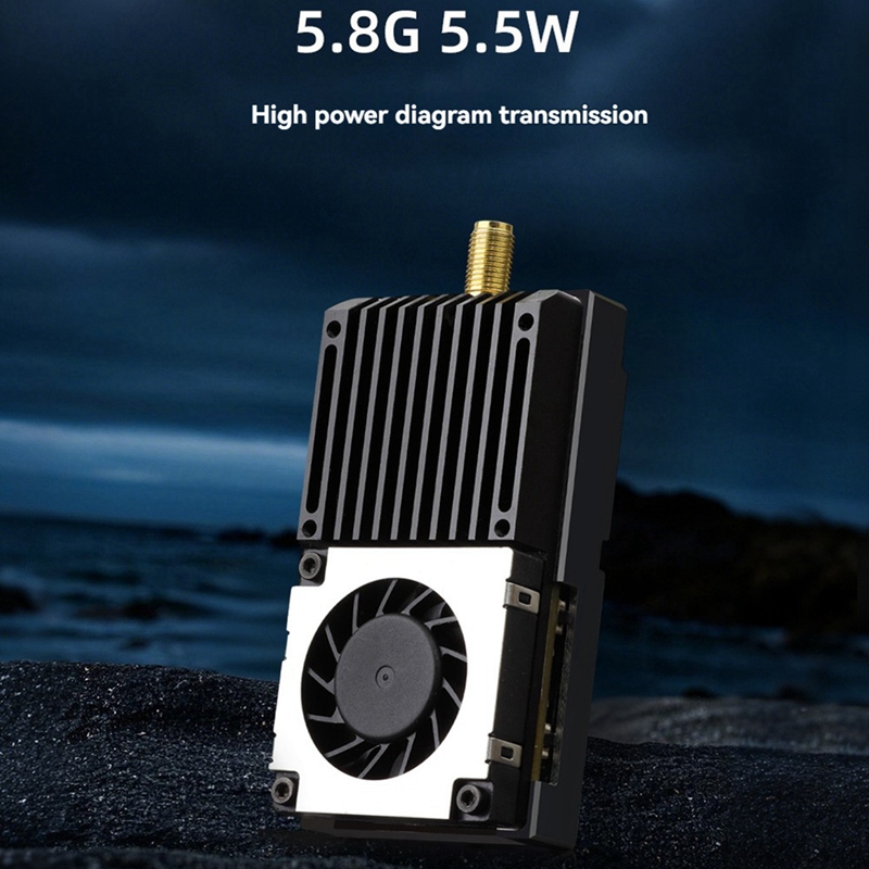5.8G 5.5W VTX 64CH High Power  – обзор и цена Drone Transmitter