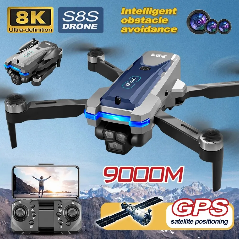 S8S GPS Drone 5G Wifi 8K HD Du – обзор и цена Drone Gps Mount